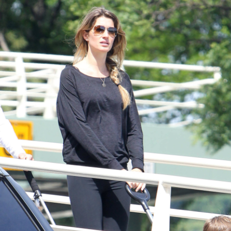 Gisele Bundchen and Benjamin Brady in the Park Pictures