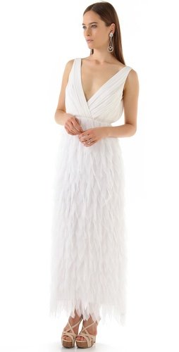 alice + olivia Tibby Petal Gown