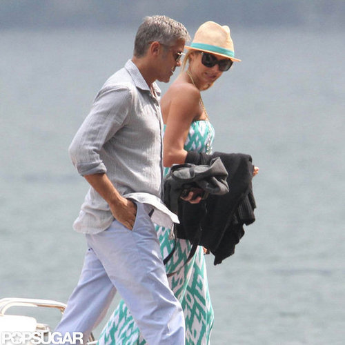 George Clooney and Stacy Keibler vacationed in Lake Como in June 2012.
George Clooney and Stacy Keibler vacationed in Lake Como in June 2012.
