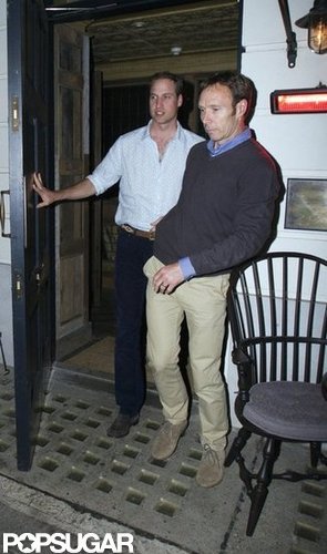 Prince William hung out at a night club in London.
Prince William hung out at a night club in London.