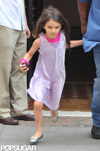 Suri Cruise was on the move in NYC.
Suri Cruise was on the move in NYC.