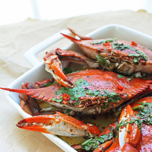 Blue Crabs w/ Chipotle & Lime Brown Butter Sauce