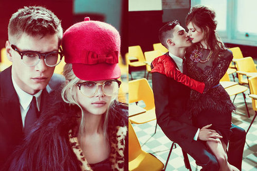 It's a retro take on back-to-school cool for DSquared2.
It's a retro take on back-to-school cool for DSquared2.