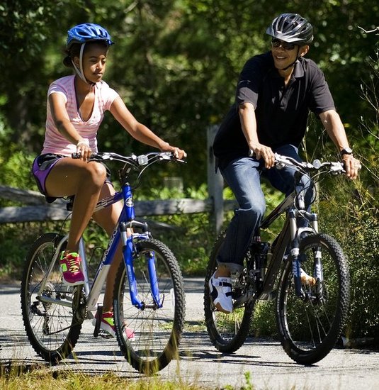 In 2009, Obama told Parade what it means to be a good dad:
"As fathers, we need to be involved in our children's lives not just when it's convenient or easy, and not just when they're doing well — but when it's difficult and thankless, and they're struggling. That is when they need us most."
In 2009, Obama told Parade what it means to be a good dad:
"As fathers, we need to be involved in our children's lives not just when it's convenient or easy, and not just when they're doing well — but when it's difficult and thankless, and they're struggling. That is when they need us most."