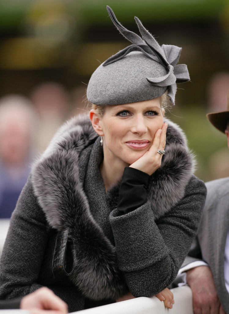 Zara took in some horse racing in March 2012. Zara took in some horse racing in March 2012.