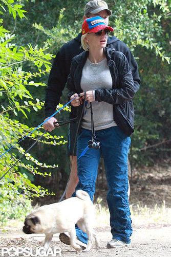 Anna Faris and Chris Pratt spent the morning walking their three dogs in LA.
Anna Faris and Chris Pratt spent the morning walking their three dogs in LA.