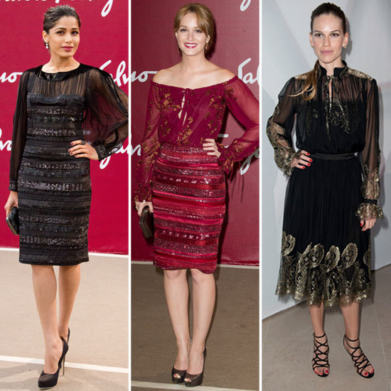 Leighton, Freida, and Hilary Get Stylish at the Louvre For Ferragamo Leighton, Freida, and Hilary Get Stylish at the Louvre For Ferragamo