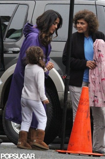 Salma Hayek and daughter Valentina Pinault were in Boston.
Salma Hayek and daughter Valentina Pinault were in Boston.