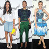 Zoe Saldana, Jaime King at Persol NYC