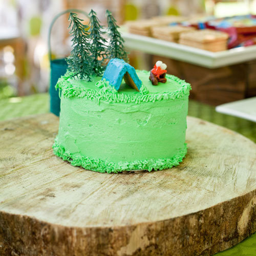 Camping First Birthday Party