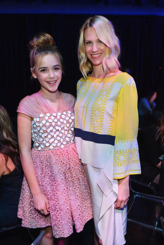 January Jones and Kiernan Shipka posed together.
January Jones and Kiernan Shipka posed together.