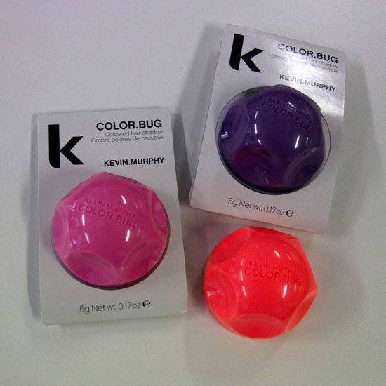 What they are? KEVIN.MURPHY Color.Bugs ($24.95 each). They're coloured hair powders that add temporary, wash-out pigment to the hair.
What colours do they come in? Pink, Grape and Orange
Who is trialling them? Sarah, BellaSugar editor is using Orange on her dark hair, and Alison, associate editor, is using Pink on her blonde hair.
What they are? KEVIN.MURPHY Color.Bugs ($24.95 each). They're coloured hair powders that add temporary, wash-out pigment to the hair.
What colours do they come in? Pink, Grape and Orange
Who is trialling them? Sarah, BellaSugar editor is using Orange on her dark hair, and Alison, associate editor, is using Pink on her blonde hair.