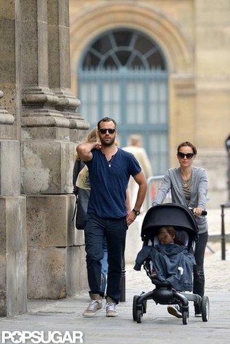 Natalie Portman toured Paris with her family.
Natalie Portman toured Paris with her family.