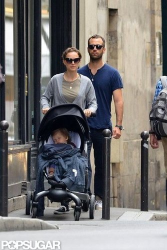 Natalie Portman and her husband, Benjamin Millepied, took Aleph out in Paris.
Natalie Portman and her husband, Benjamin Millepied, took Aleph out in Paris.