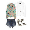 How to Dress Up Denim Cutoffs