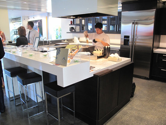 Even in the kitchen, all the lights in the home are LEDs, an incredibly energy-efficient lighting choice.
Even in the kitchen, all the lights in the home are LEDs, an incredibly energy-efficient lighting choice.