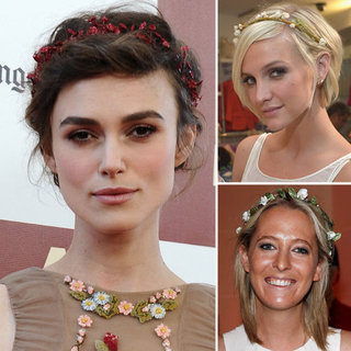 Keira Knightley Wearing Floral Headband Trend