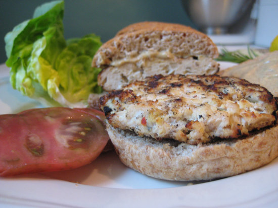 Herb Chicken-Tofu Burger