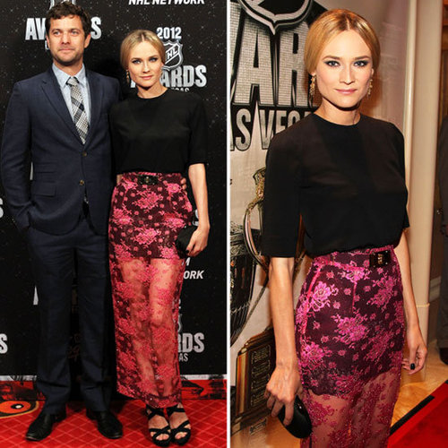 Diane Kruger in Sheer Skirt at NHL Awards