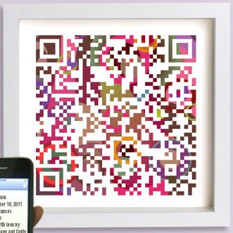 Modern Wall Art Birth Announcement