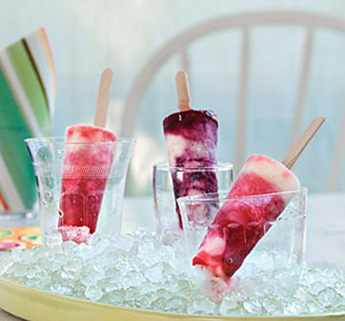 Soy Yogurt Raspberry Swirl Pops Soy Yogurt Raspberry Swirl Pops