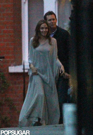 Angelina Jolie out to dinner in London. Angelina Jolie out to dinner in London.