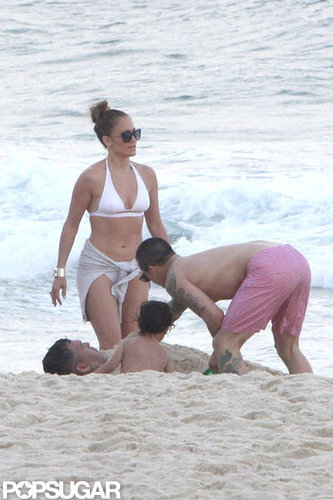 J Lo Breaks From Tour For a Bikini-Filled Afternoon With Casper J Lo Breaks From Tour For a Bikini-Filled Afternoon With Casper