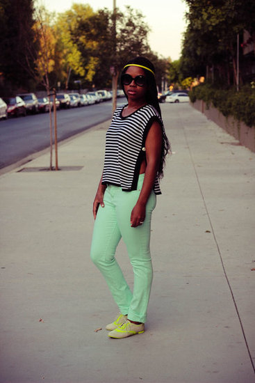 Neon DIY Oxfords