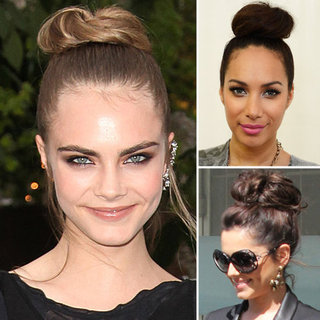 Cara Delevingne, Cheryl Cole, Leona Lewis' High Bun Style