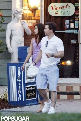 Mark Wahlberg and Rhea Durham left a restaurant in New Orleans after having a date night.
Mark Wahlberg and Rhea Durham left a restaurant in New Orleans after having a date night.