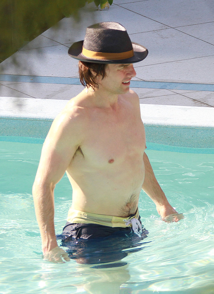 Tom Cruise celebrated his 49th birthday, swimming in Miami in July 2011.
Tom Cruise celebrated his 49th birthday, swimming in Miami in July 2011.