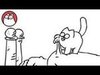 Feline's Humorous Transformation Into Furball Alarm Clock