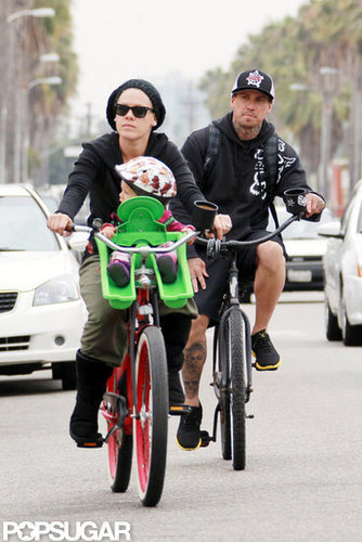 Pink, Carey Hart, and Willow Hart enjoyed an LA bike ride.
Pink, Carey Hart, and Willow Hart enjoyed an LA bike ride.
