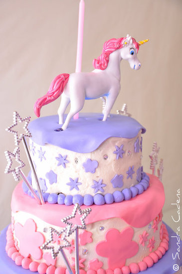 Unicorn and Stars Cake