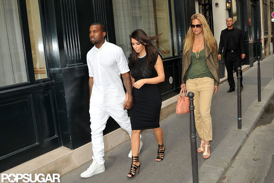 Kim Kardashian and Kanye West didn't let their Paris visit stop them from celebrating the Fourth with pal Bar Refaeli.
Kim Kardashian and Kanye West didn't let their Paris visit stop them from celebrating the Fourth with pal Bar Refaeli.