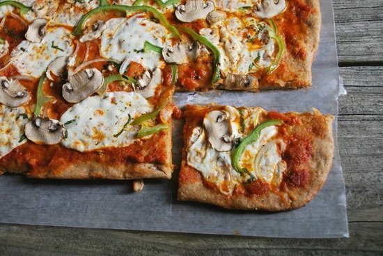 Mostly Whole Wheat Pizza Mostly Whole Wheat Pizza