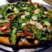 Eggplant Arugula Pizza