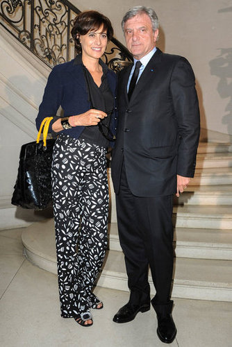 Inès de la Fressange and Sidney Toledano Inès de la Fressange and Sidney Toledano