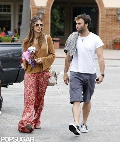 Alessandra Flaunts Postbaby Bikini Body and Shows PDA on the Beach Alessandra Flaunts Postbaby Bikini Body and Shows PDA on the Beach