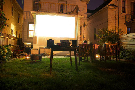 How to Make an Outdoor Movie Theater at Home