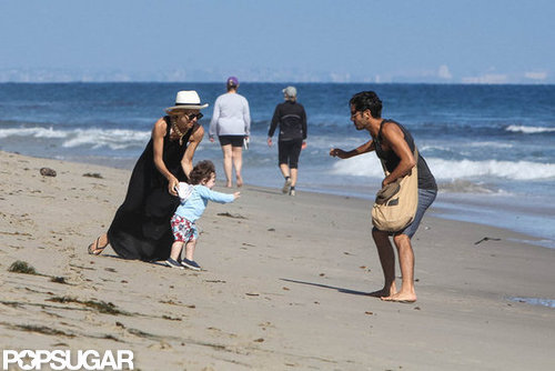Rachel Zoe held onto Skyler Berman with a friend on the beach in Malibu.
Rachel Zoe held onto Skyler Berman with a friend on the beach in Malibu.