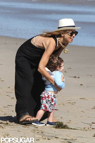Rachel Zoe helped Skyler during a walk on the beach in Malibu.
Rachel Zoe helped Skyler during a walk on the beach in Malibu.