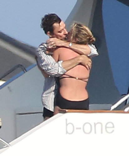Kate Moss and Jamie Hince showed PDA while hanging out on a yacht in the Mediterranean during July 2012.
Kate Moss and Jamie Hince showed PDA while hanging out on a yacht in the Mediterranean during July 2012.
