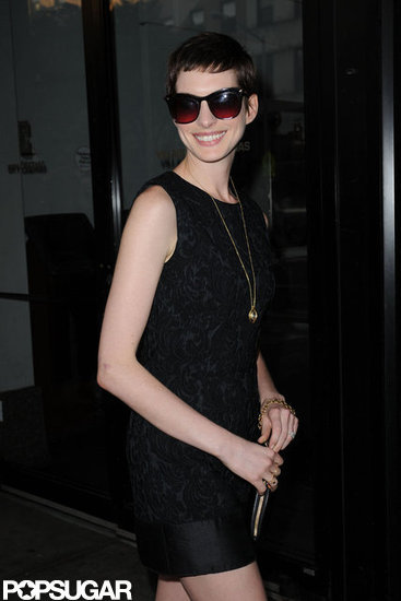 Anne Hathaway wore a black Dolce & Gabbana dress to the Shut Up & Play the Hits screening in NYC.
Anne Hathaway wore a black Dolce & Gabbana dress to the Shut Up & Play the Hits screening in NYC.