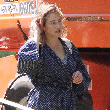 Kate Winslet on the Set of Labor Day