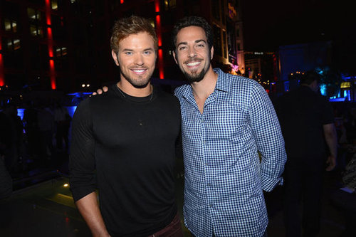 Kellan Lutz buddied up with Zachary Levi at the Breaking Dawn Part 2 party at Comic-Con.
Kellan Lutz buddied up with Zachary Levi at the Breaking Dawn Part 2 party at Comic-Con.