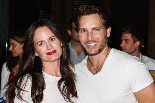 Peter Facinelli posed with Elizabeth Reaser at the Breaking Dawn Part 2 party at Comic-Con.
Peter Facinelli posed with Elizabeth Reaser at the Breaking Dawn Part 2 party at Comic-Con.