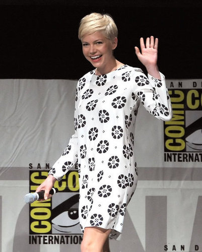 Michelle Williams took the stage for a panel promoting Oz: The Great and Powerful at Comic-Con.
Michelle Williams took the stage for a panel promoting Oz: The Great and Powerful at Comic-Con.