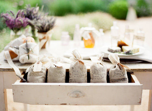 Lavender Sachet Favors
Photo by KT Merry Photography via Style Me Pretty
Lavender Sachet Favors
Photo by KT Merry Photography via Style Me Pretty