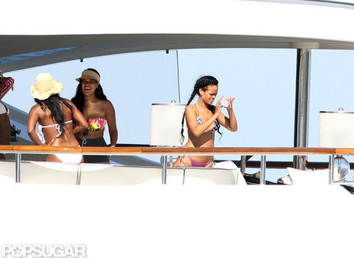 Bikini-Clad Rihanna Lets Loose on a Luxury Cruise Bikini-Clad Rihanna Lets Loose on a Luxury Cruise